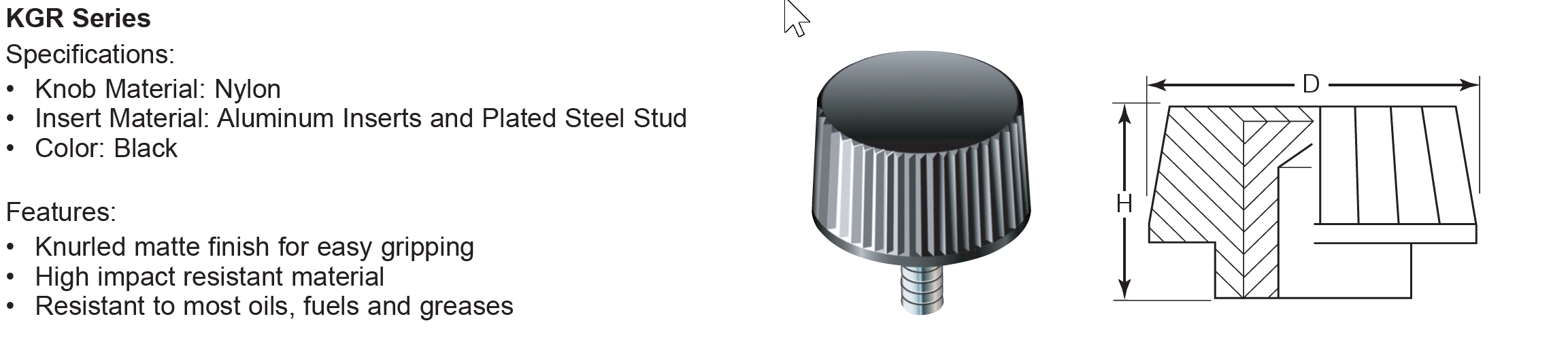 Innovative Components Plastic Clamp Knobs